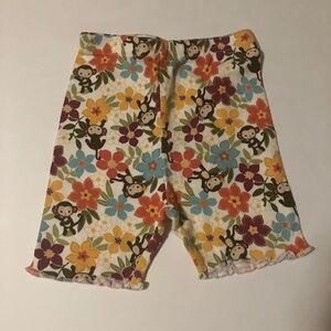 NWT Gymboree Girls monkey patterned shorts